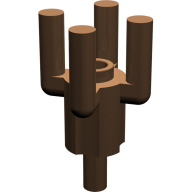 Lego spojka (část stromu, palmy), hnědá (256625, 4177831)